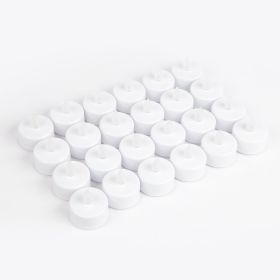 24pcs Flameless LED Tealight Candles Battery Powered Fake Tea Lights Decor Candle Lamp