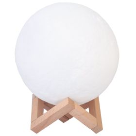 Moon Lamp 3D Printed Night Light 16 Colors Decorative Moon Light Touch Remote Control 7.1in