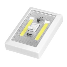 LED Night Light 166Lumen Cordless COB LED Light Switch Battery-Operated Lamp for Cabinet Shelf Closet Garage Kitchen Stairwell Attic