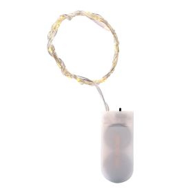 6 Pack LED String Lights 6.56ft 20 LEDs Decor Light Battery Starry Fairy Lights Copper for DIY Costume Party Wedding Festival (Option: ght(WarmWhite ght(WarmWhgi)
