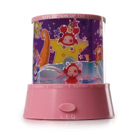 Kids Constellation Projector Lamp Cordless Battery-Powered LED Night Light Colorful Decoration Holiday Lights (Option: ationSTLight_GPC ationSTLight_eP)