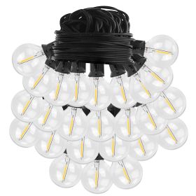 25FT Decorative Globe String Lights Outdoor Indoor 25Pcs Bulb Light Strings Fairy String Lamps for Garden Lawn Patio Cafe Party (Option: 25FT_US 25FThb)